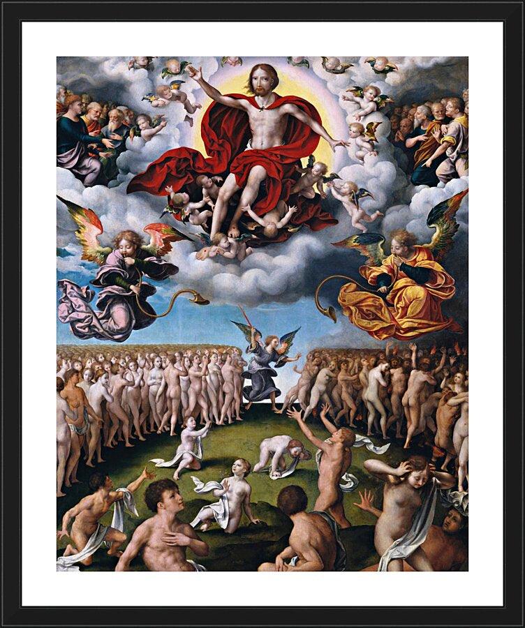 Wall Frame Black, Matted - Last Judgment by Museum Art