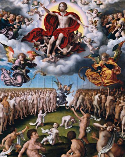 Wall Frame Gold, Matted - Last Judgment by Museum Art