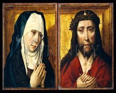 Acrylic Print - Mourning Mary - Man of Sorrows by Museum Art
