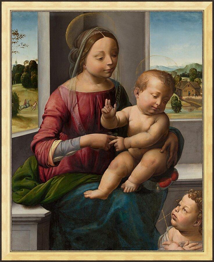 A 17th Century devotional plaque depicting the Madonna and Child; Unknown, Itali
