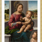 Wall Frame Gold, Matted - Madonna and Child with Young St. John the Baptist by Museum Art