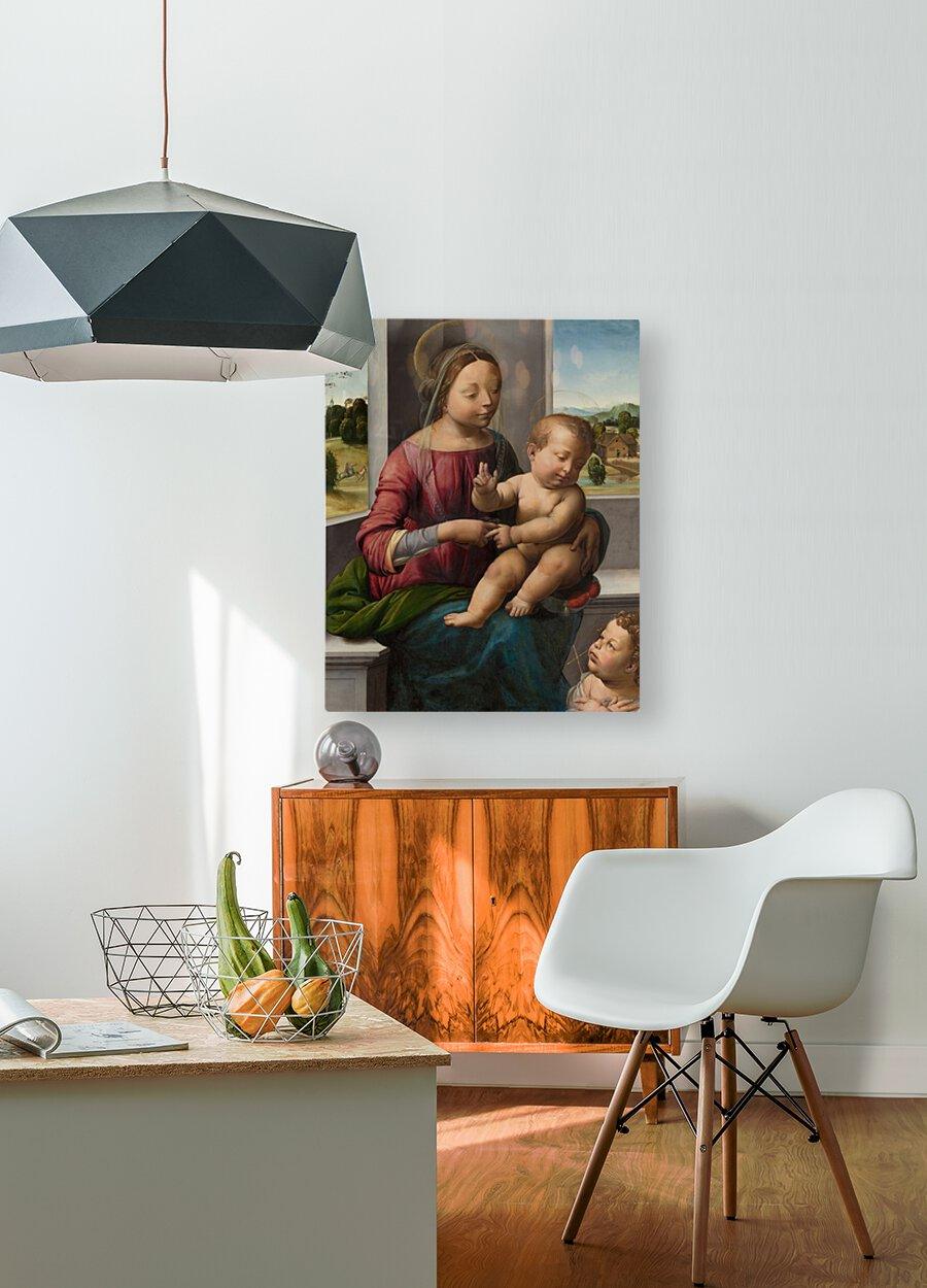 Metal Print - Madonna and Child with Young St. John the Baptist by Museum Art - Trinity Stores
