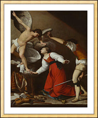 Wall Frame Gold - Martyrdom of St. Cecilia by Museum Art
