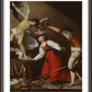 Wall Frame Espresso, Matted - Martyrdom of St. Cecilia by Museum Art