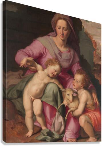 Canvas Print - Madonna and Child with Infant St. John the Baptist by Museum Art - Trinity Stores