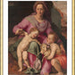 Wall Frame Gold, Matted - Madonna and Child with Infant St. John the Baptist by Museum Art - Trinity Stores
