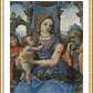 Wall Frame Gold, Matted - Madonna and Child with St. Joseph and Angel by Museum Art - Trinity Stores