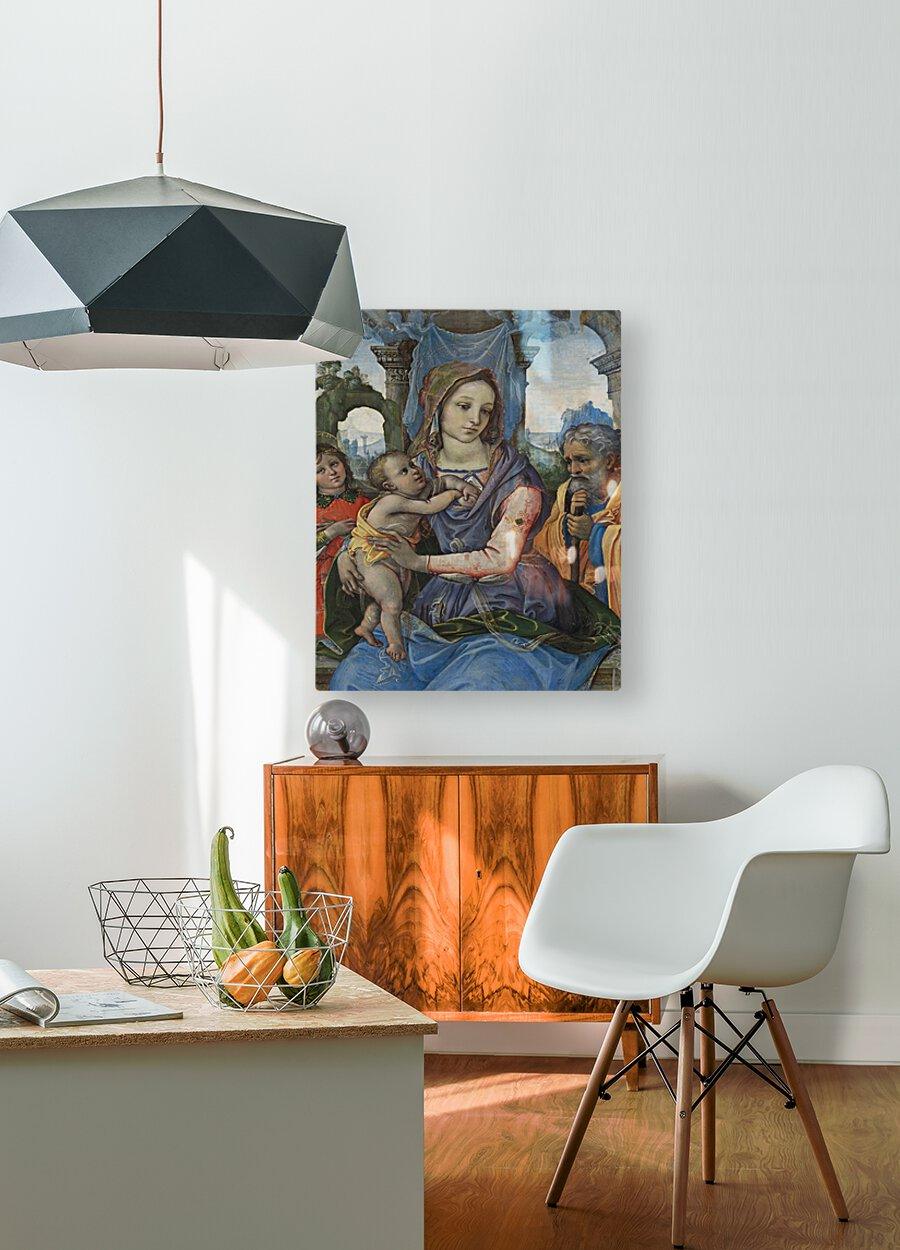 Acrylic Print - Madonna and Child with St. Joseph and Angel by Museum Art - Trinity Stores