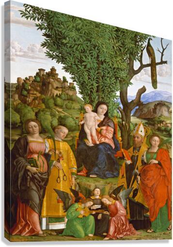 Canvas Print - Madonna and Child with Saints by Museum Art