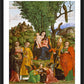 Wall Frame Black, Matted - Madonna and Child with Saints by Museum Art