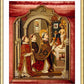 Wall Frame Gold, Matted - Mass of St. Gregory the Great by Museum Art - Trinity Stores