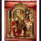 Wall Frame Black, Matted - Mass of St. Gregory the Great by Museum Art