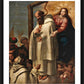 Wall Frame Black, Matted - Martyrdom of St. Peter Armengol by Museum Art