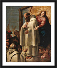 Wall Frame Black - Martyrdom of St. Peter Armengol by Museum Art