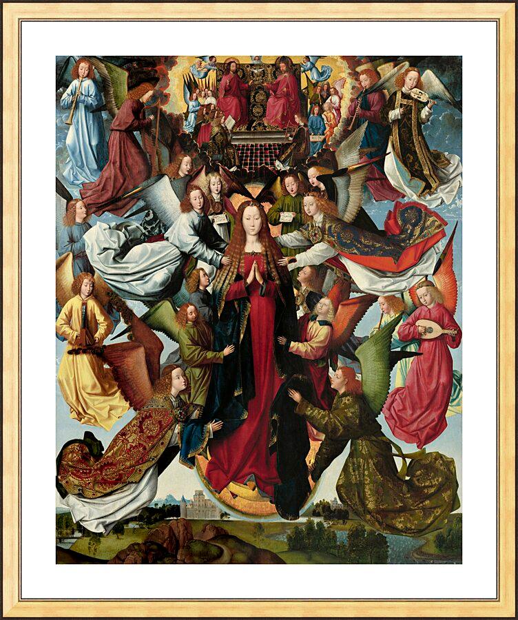 Wall Frame Gold, Matted - Mary, Queen of Heaven by Museum Art - Trinity Stores