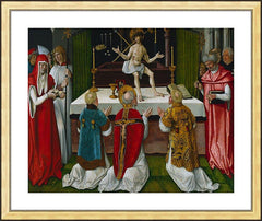 Wall Frame Gold - Mass of St. Gregory the Great by Museum Art