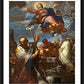 Wall Frame Black, Matted - Assumption of Mary with Sts. Anne and Nicholas of Myra by Museum Art - Trinity Stores