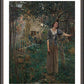 Wall Frame Espresso, Matted - St. Joan of Arc by Museum Art - Trinity Stores