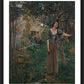 Wall Frame Black, Matted - St. Joan of Arc by Museum Art - Trinity Stores