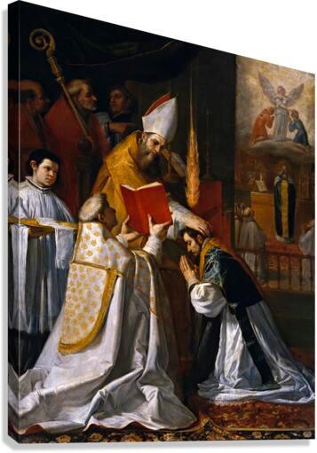 Canvas Print - Ordination and First Mass of St. John of Matha by Museum Art - Trinity Stores