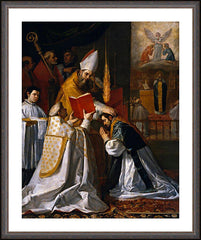 Wall Frame Espresso - Ordination and First Mass of St. John of Matha by Museum Art