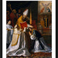 Wall Frame Black, Matted - Ordination and First Mass of St. John of Matha by Museum Art