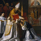 Wall Frame Gold, Matted - Ordination and First Mass of St. John of Matha by Museum Art