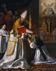 Metal Print - Ordination and First Mass of St. John of Matha by Museum Art