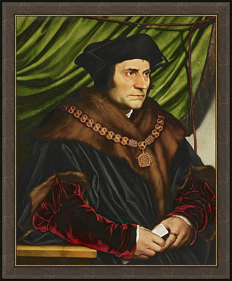 Wall Frame Espresso - St. Thomas More by Museum Art