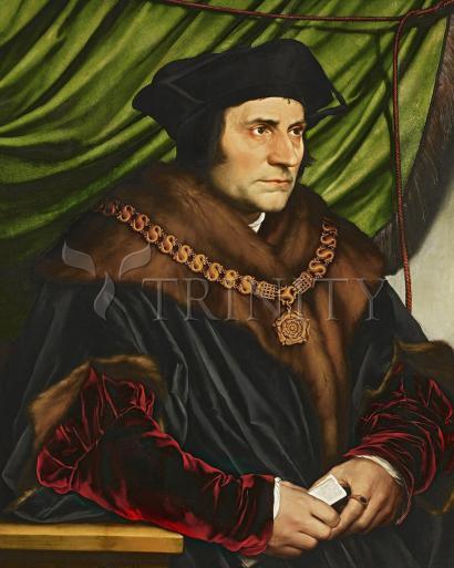 Wall Frame Espresso, Matted - St. Thomas More by Museum Art