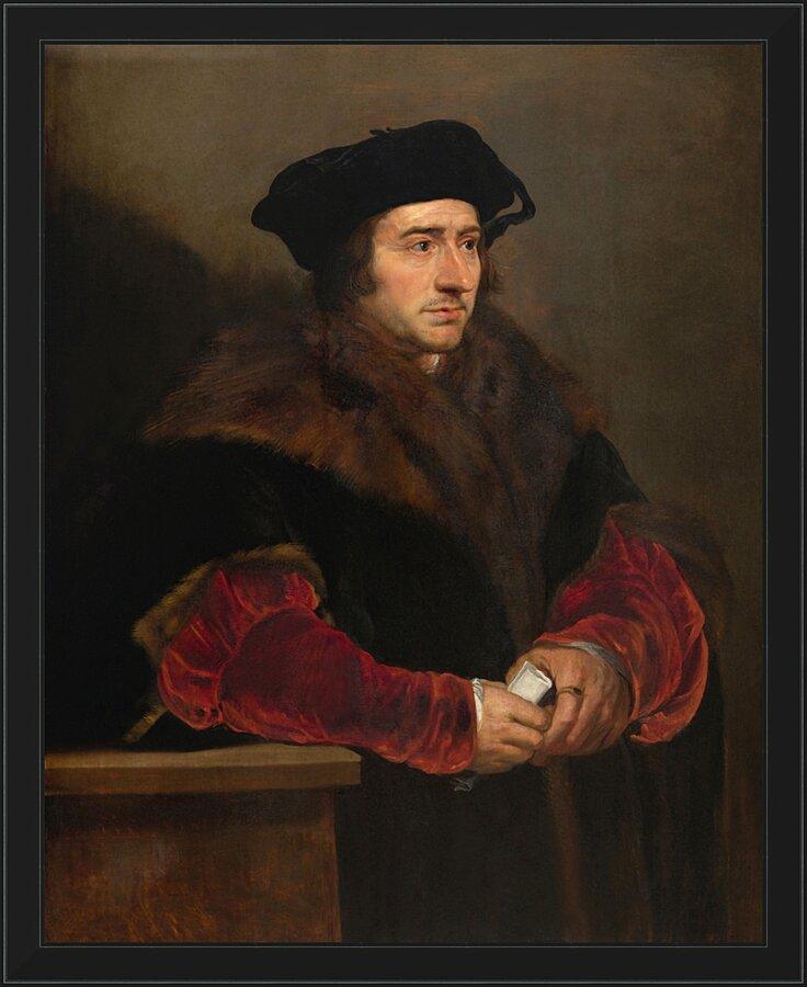Wall Frame Black - St. Thomas More by Museum Art
