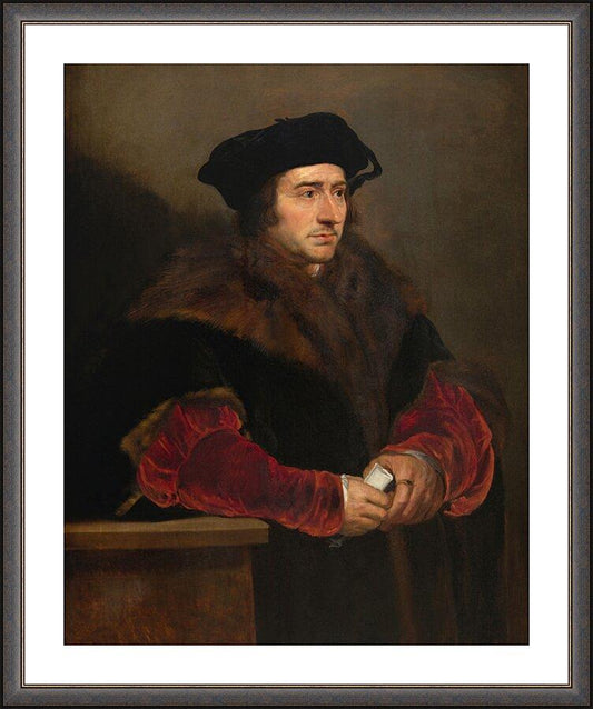 Wall Frame Espresso, Matted - St. Thomas More by Museum Art