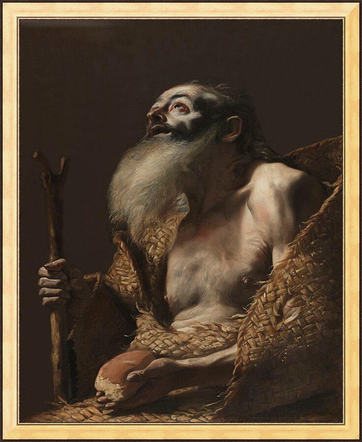 Wall Frame Gold - St. Paul the Hermit by Museum Art
