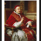 Wall Frame Black, Matted - Pope Clement XIII by Museum Art - Trinity Stores