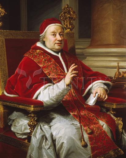 Wall Frame Espresso, Matted - Pope Clement XIII by Museum Art - Trinity Stores