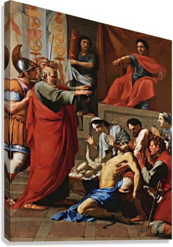 Canvas Print - St. Paul Exorcizing Possessed Man by Museum Art