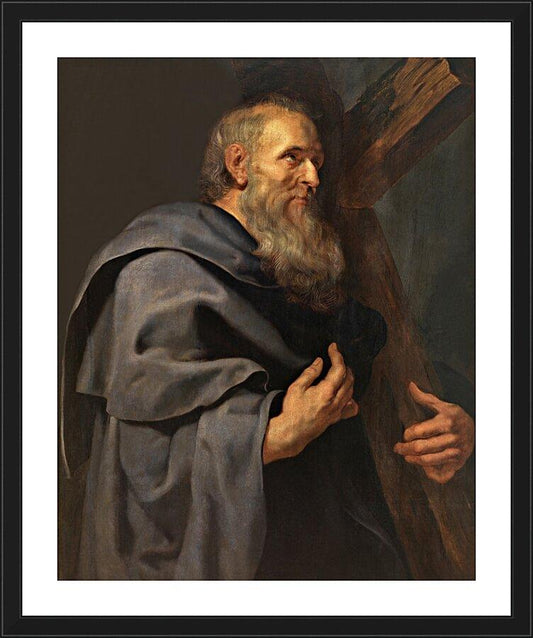 Wall Frame Black, Matted - St. Philip by Museum Art