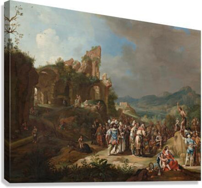 Canvas Print - Preaching of St. John the Baptist by Museum Art