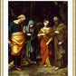 Wall Frame Gold, Matted - Sts. Peter, Martha, Mary Magdalen, and Leonard by Museum Art - Trinity Stores