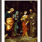 Wall Frame Espresso, Matted - Sts. Peter, Martha, Mary Magdalen, and Leonard by Museum Art