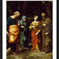 Wall Frame Black, Matted - Sts. Peter, Martha, Mary Magdalen, and Leonard by Museum Art