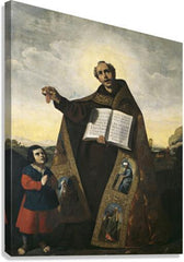 Canvas Print - Sts. Romanus of Antioch and Barulas by Museum Art