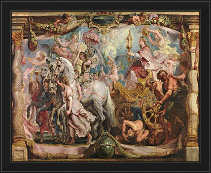 Wall Frame Black - Triumph of the Church by Museum Art - Trinity Stores