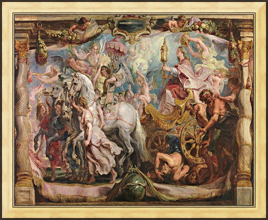 Wall Frame Gold - Triumph of the Church by Museum Art - Trinity Stores