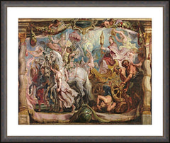 Wall Frame Espresso - Triumph of the Church by Museum Art