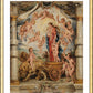 Wall Frame Gold, Matted - Triumph of Divine Love by Museum Art
