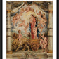Wall Frame Black, Matted - Triumph of Divine Love by Museum Art