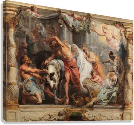 Canvas Print - Triumph of the Eucharist over Idolatry by Museum Art - Trinity Stores