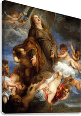 Canvas Print - St. Rosalia Interceding for Plague-stricken of Palermo by Museum Art