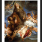 Wall Frame Black, Matted - St. Rosalia Interceding for Plague-stricken of Palermo by Museum Art